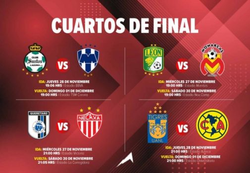 Mañana Inician Los Cuartos De Final De La Liga MX: Fechas Y Horarios ...